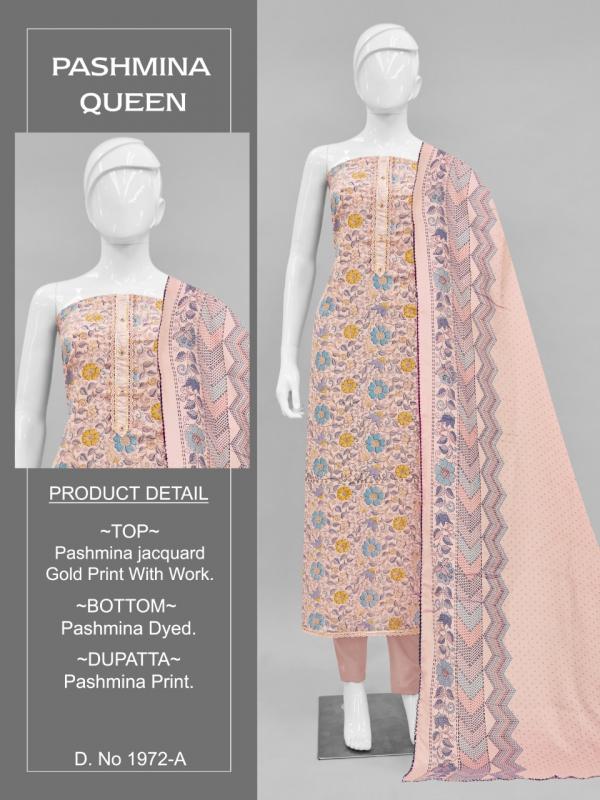 Bipson Pashmina Queen 1972 Designer Dress Material Collection